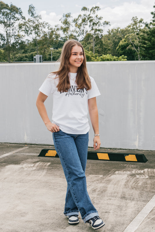 Heaven's Authority: Manifest Your Faith with Naome & Jess Wearing Our Bold Christian Merchandise