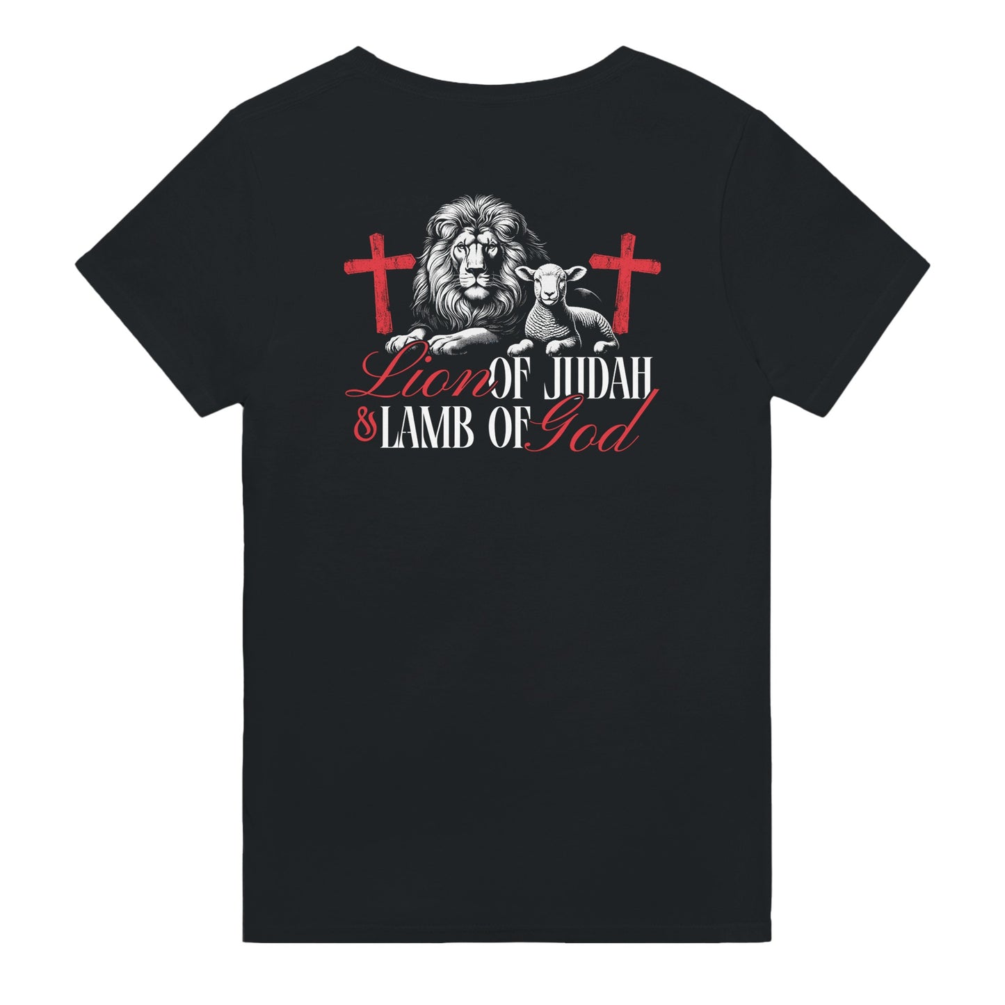 Lion of Judah Lightweight Unisex Crewneck T-shirt - Christian T-Shirts