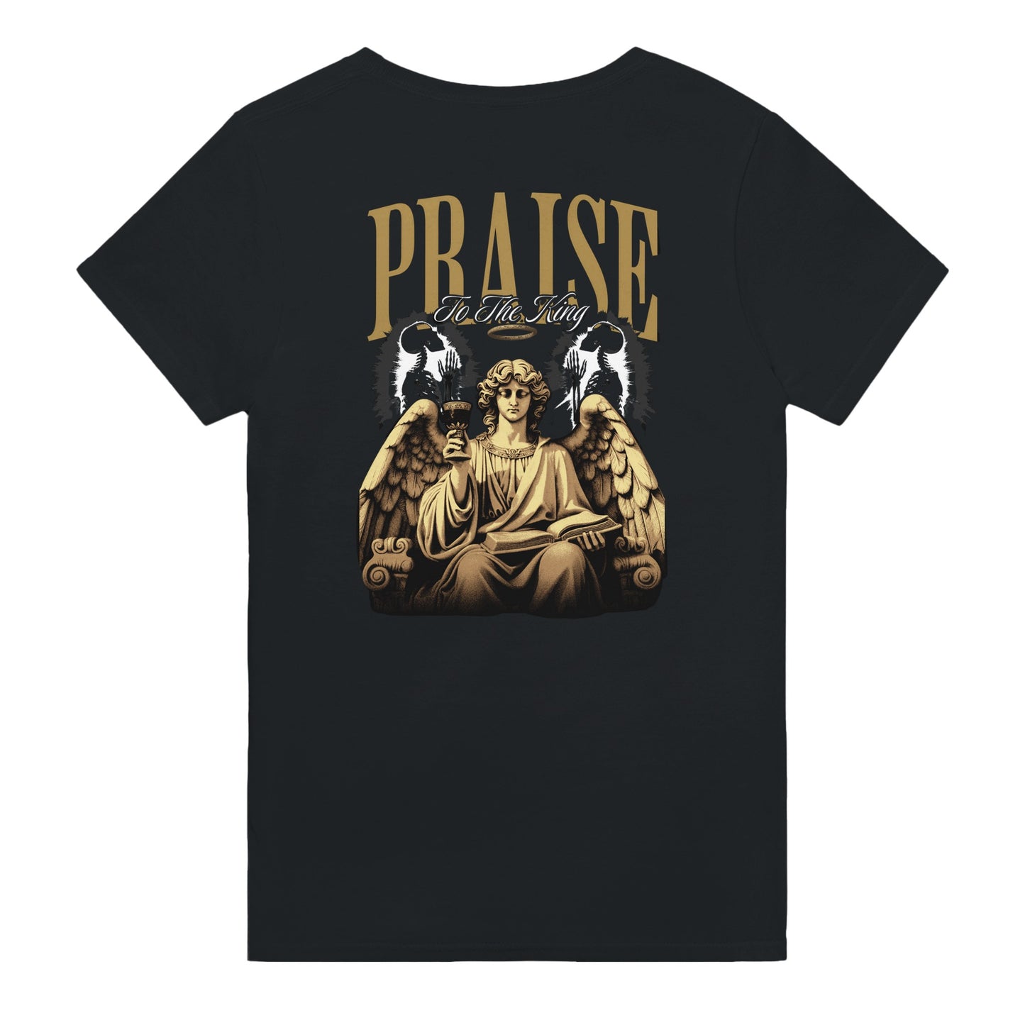 Praise to the king Lightweight Unisex Crewneck T-shirt - Christian T-Shirts