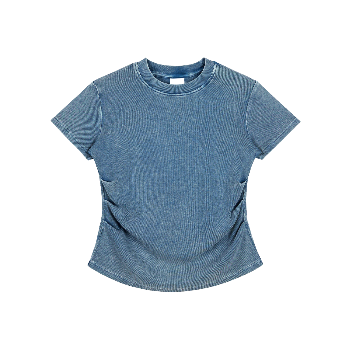 Blue Women’s Faith Bodycon Tee – Washed Vintage Fit