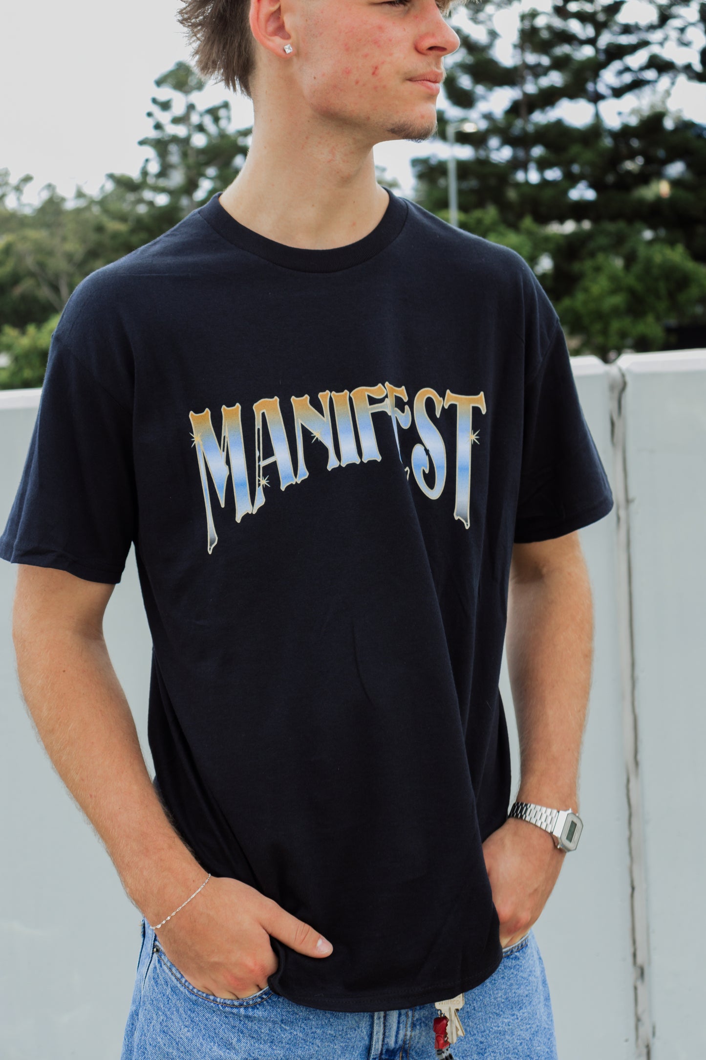 Manifest Lightweight Unisex Crewneck T-shirt - Christian T-Shirts
