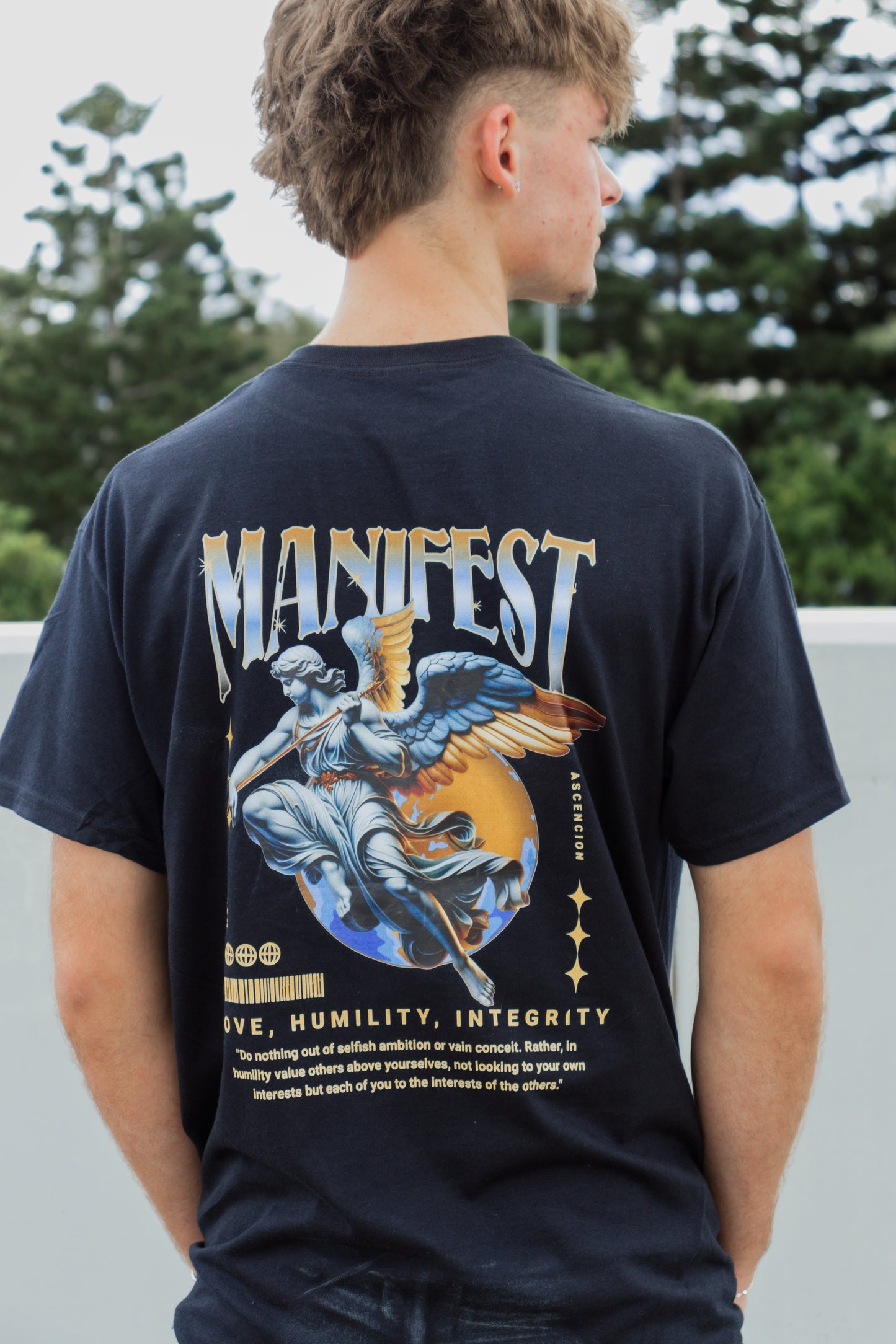 Manifest Lightweight Unisex Crewneck T-shirt - Christian T-Shirts