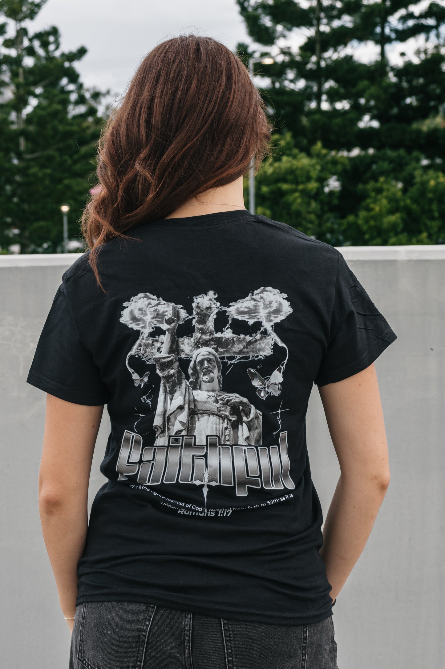 Faithful, Heavyweight Unisex Crewneck T-shirt