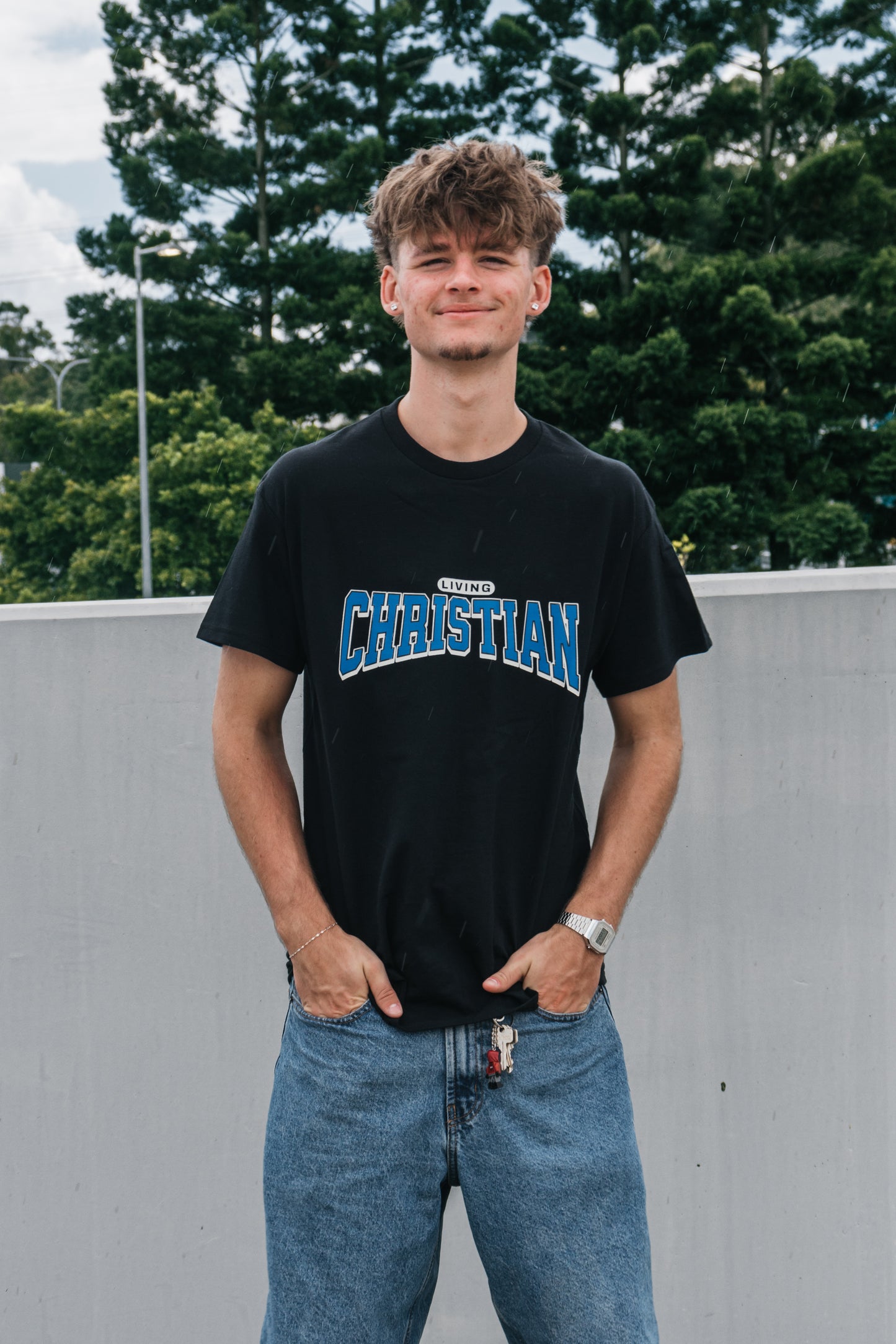 Living Christian, Heavyweight Unisex Crewneck T-shirt