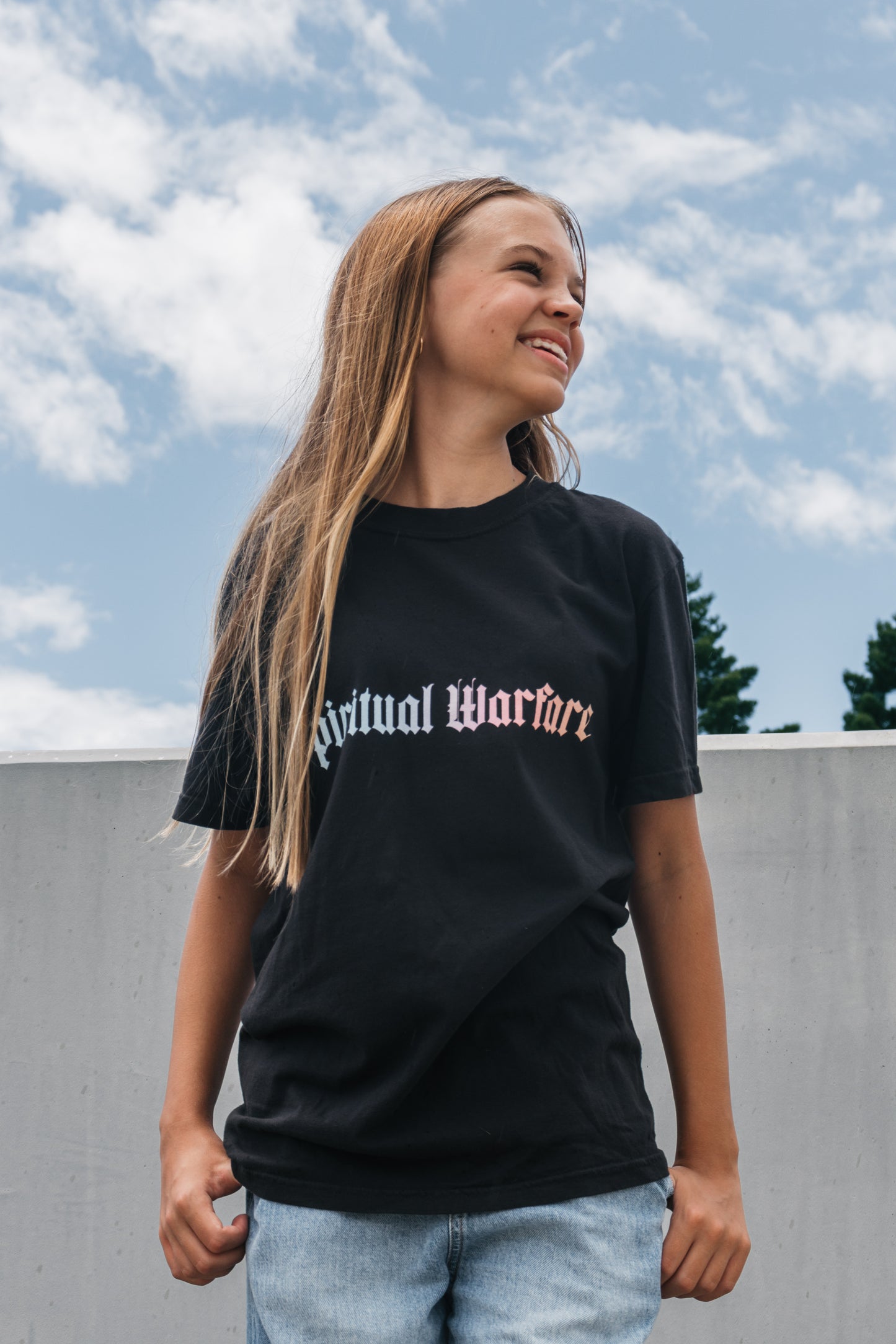 Spiritual Warfare Lightweight Unisex Crewneck T-shirt - Christian T-Shirts