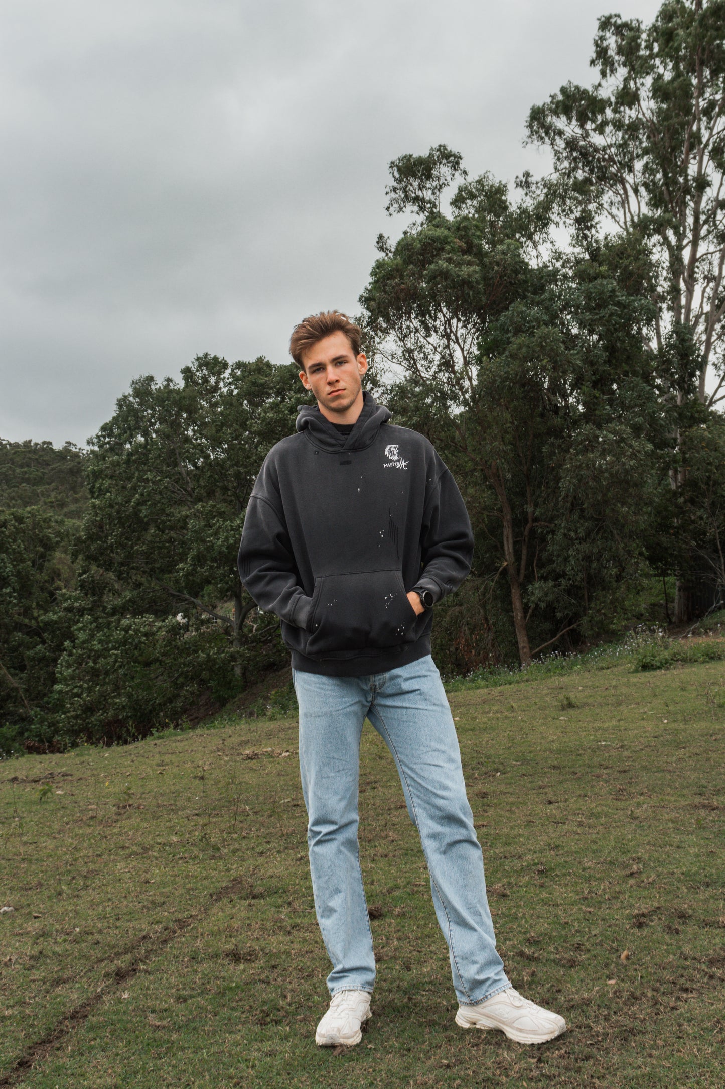 Messiah Wash Frayed Fleece Hoodie - Christian Jumpers