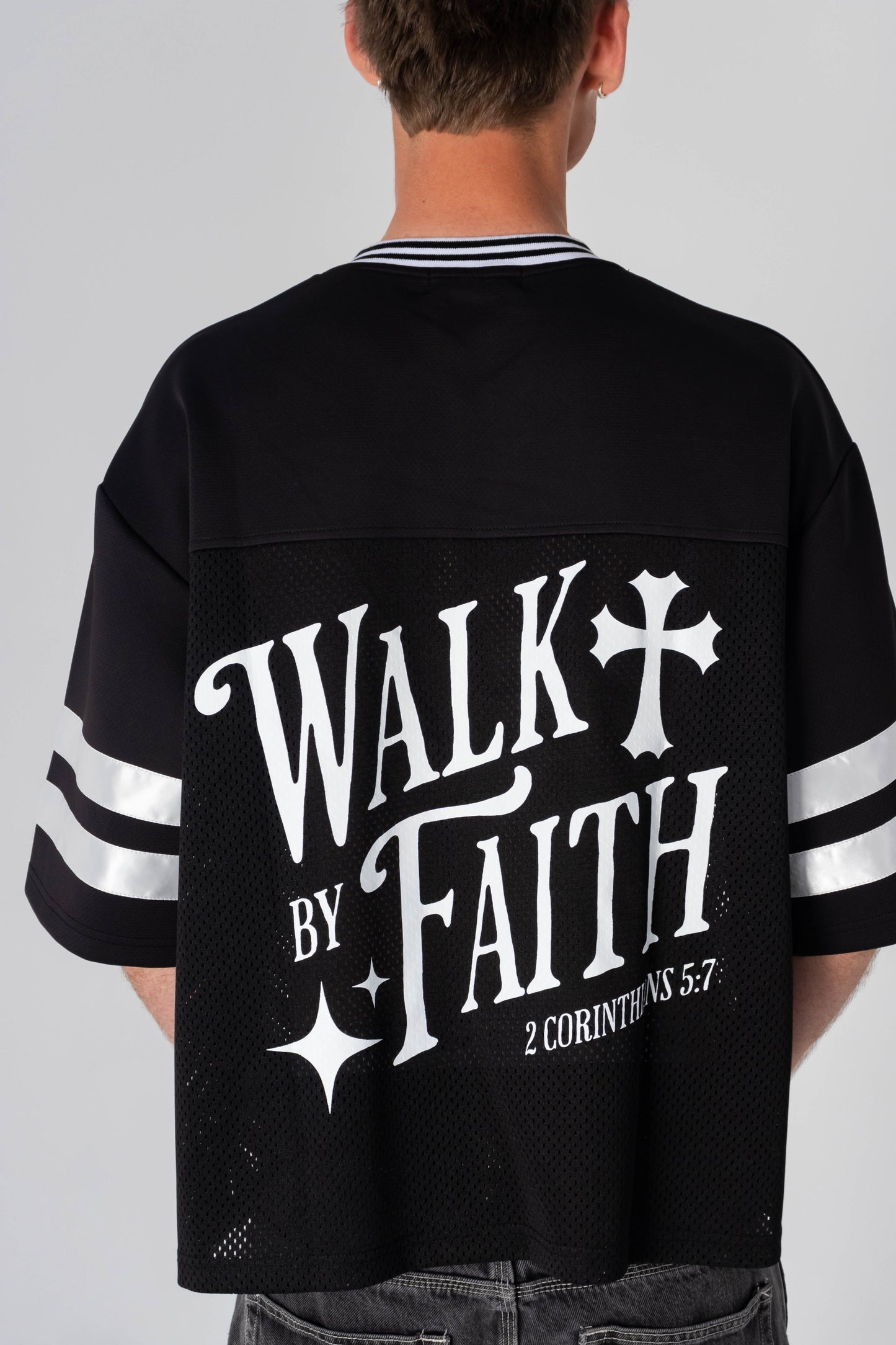 Walk by Faith Boxy Tee – Christian Streetwear Essential