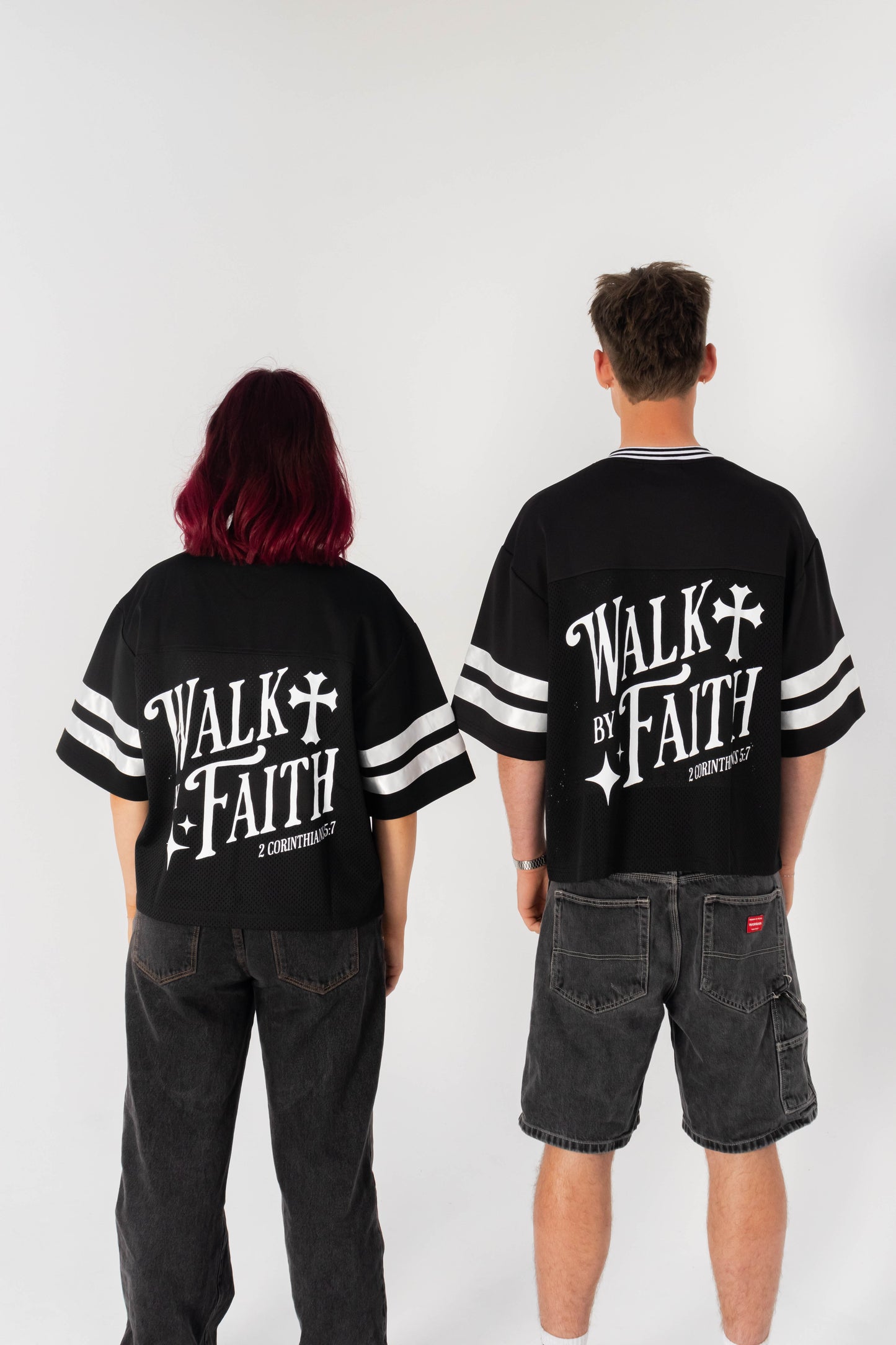 Walk by Faith Boxy Tee – Christian Streetwear Essential