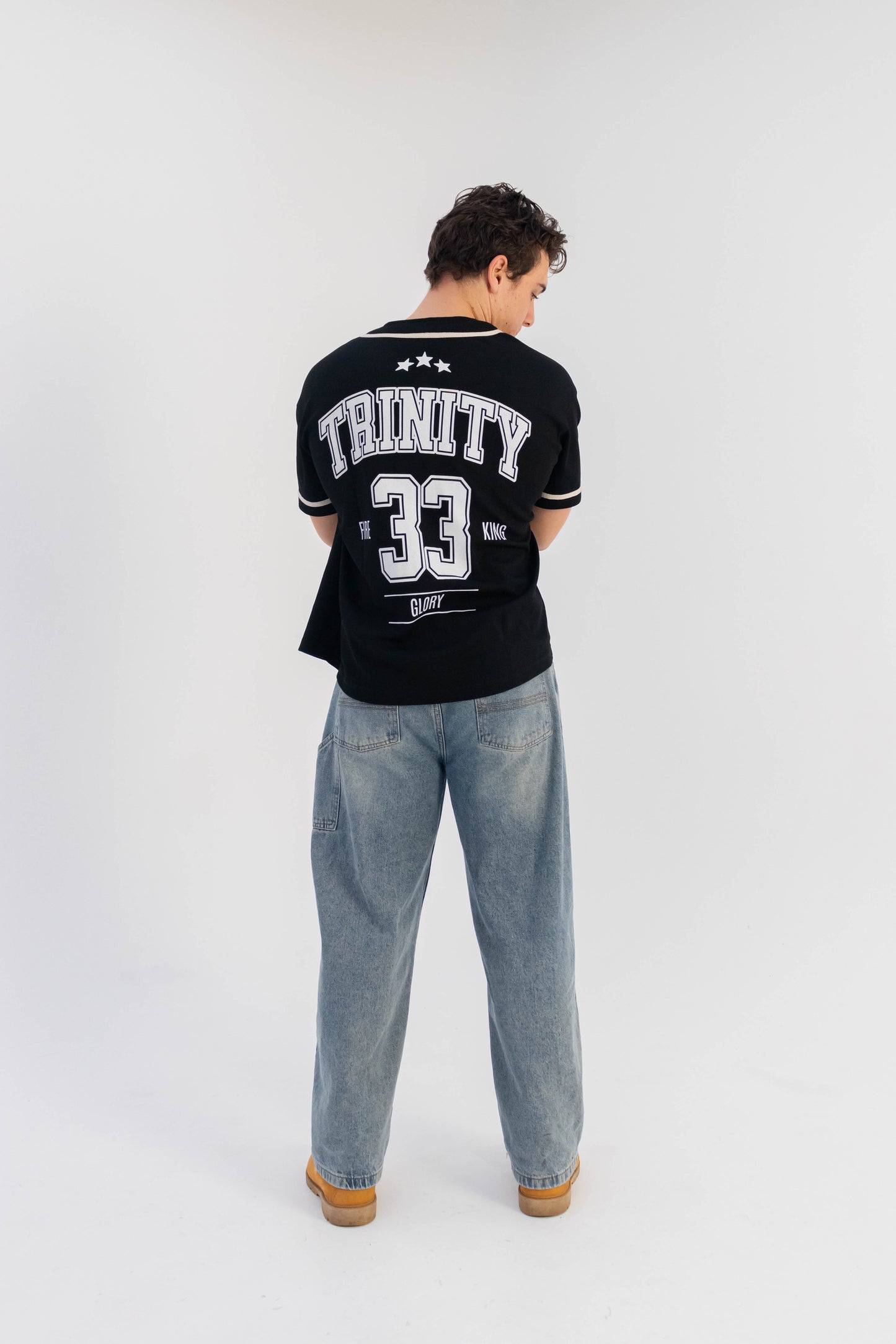 33 Trinity Jersey – Bold Christian Streetwear in Black