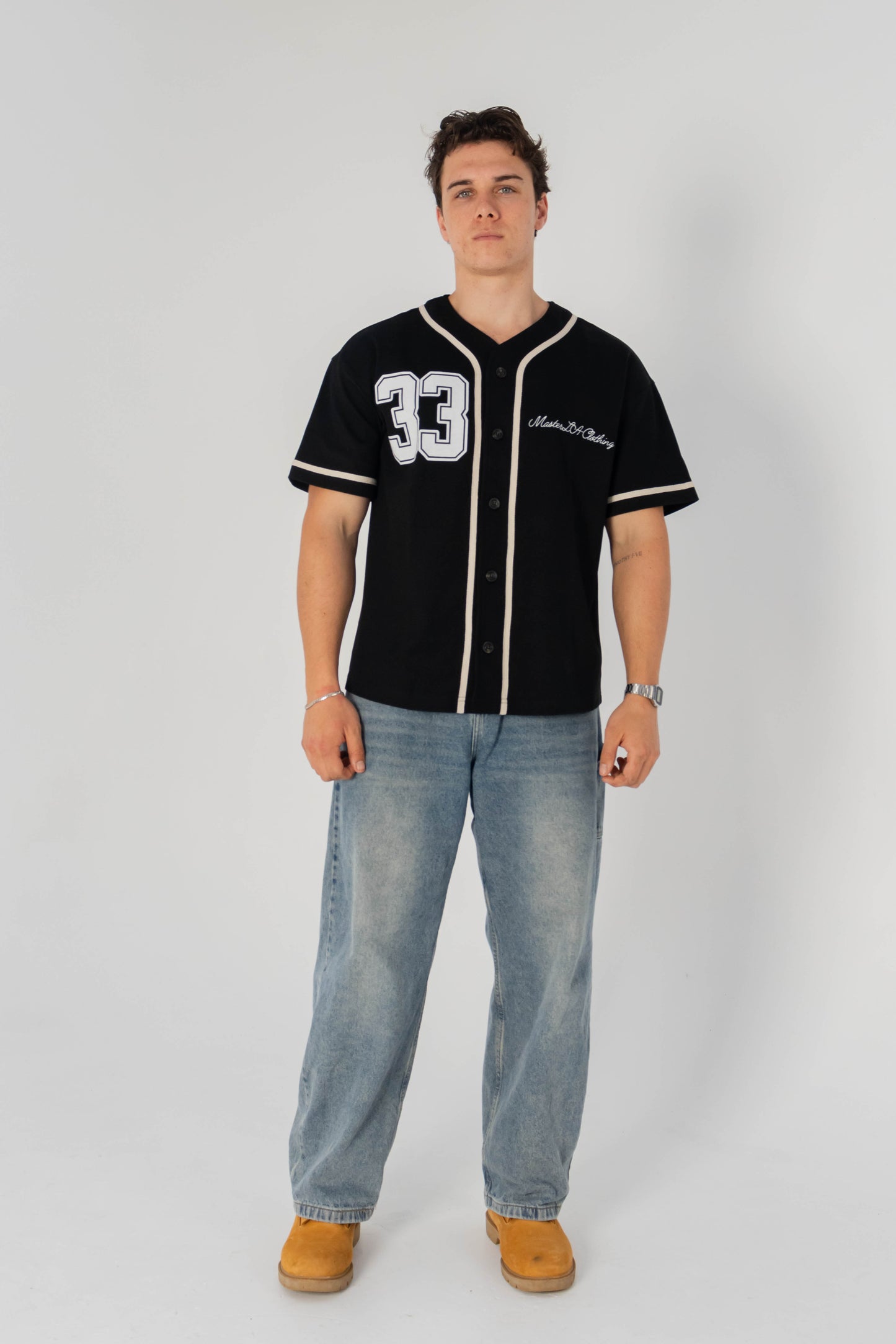 33 Trinity Jersey – Bold Christian Streetwear in Black