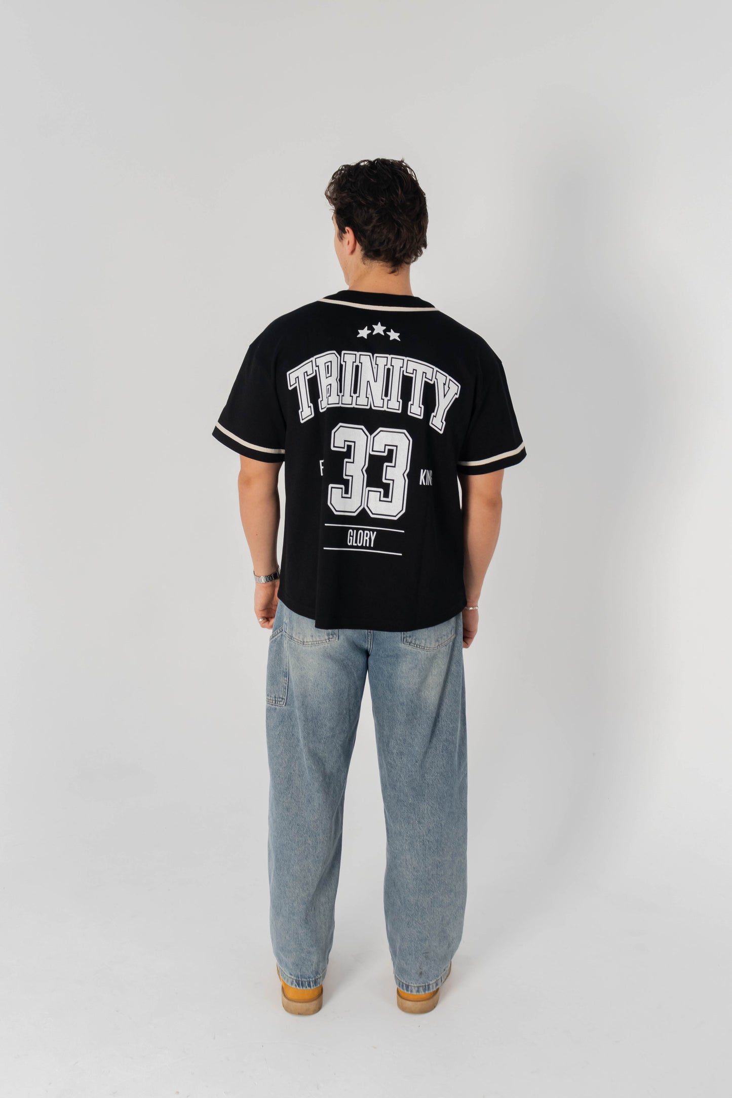 33 Trinity Jersey – Bold Christian Streetwear in Black