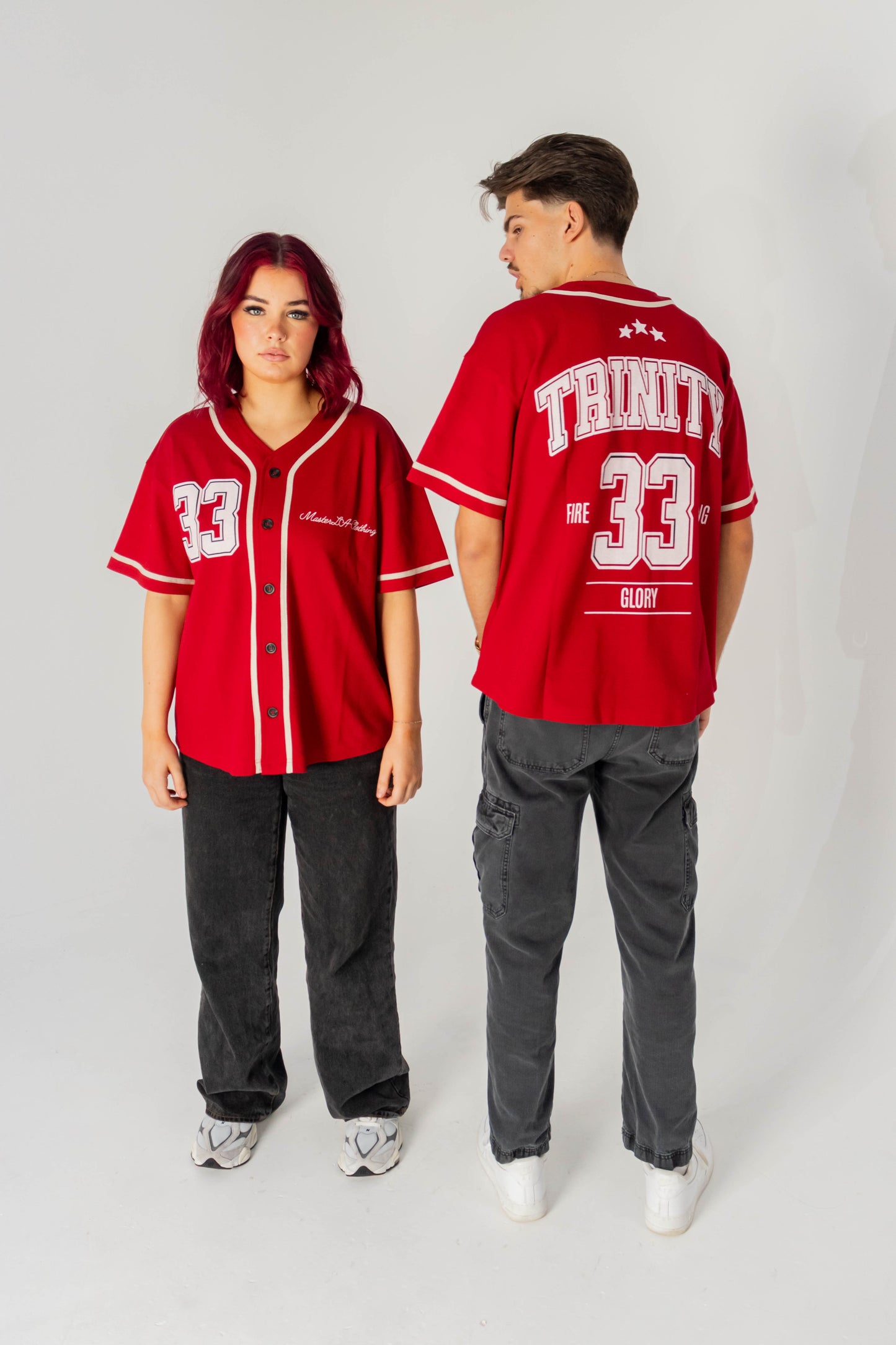 33 Trinity Jersey – Bold Christian Streetwear in Red