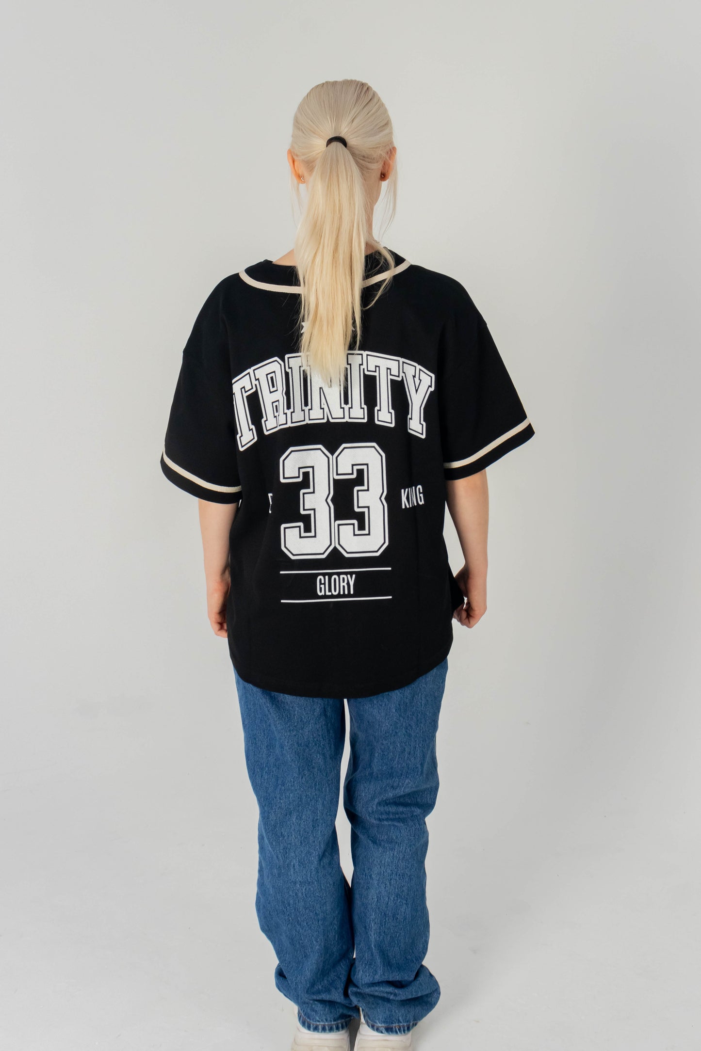 33 Trinity Jersey – Bold Christian Streetwear in Black