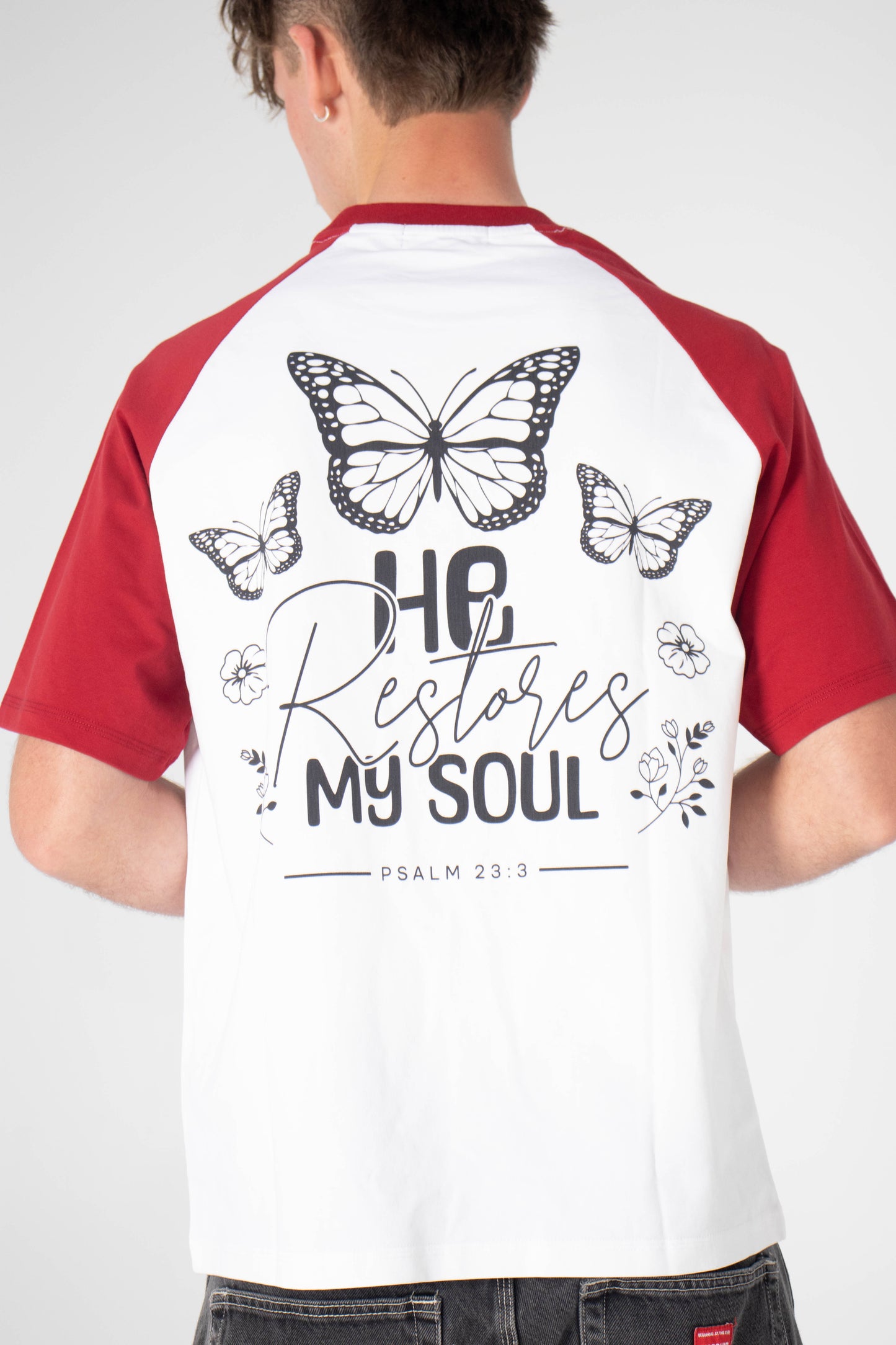 He Restores My Soul Tee – Women’s/Men's Faith-Inspired Comfort Tee