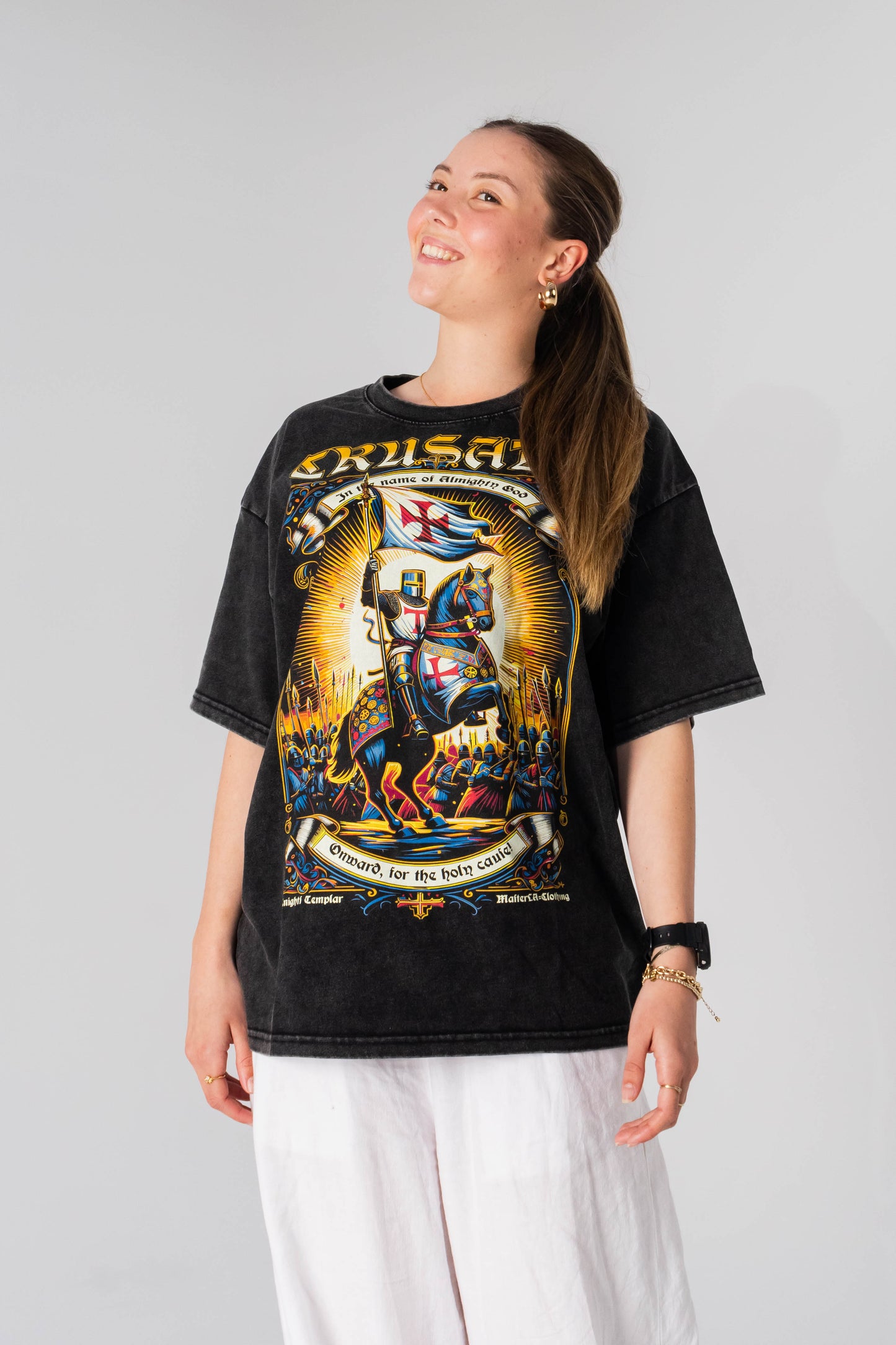 Crusade Washed Vintage Tee – Christian Heavyweight Streetwear