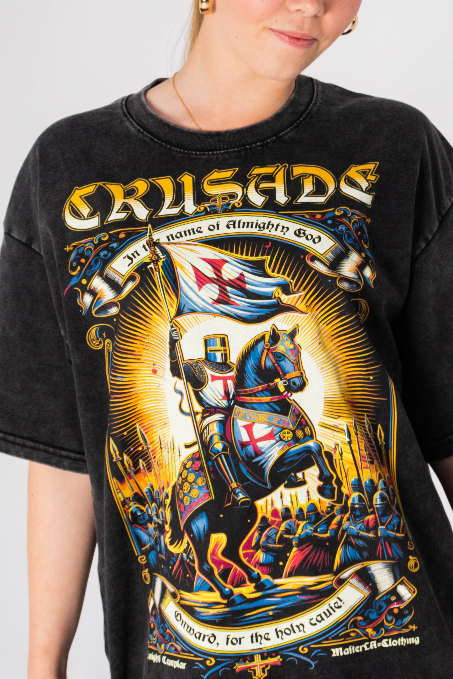 Crusade Washed Vintage Tee – Christian Heavyweight Streetwear