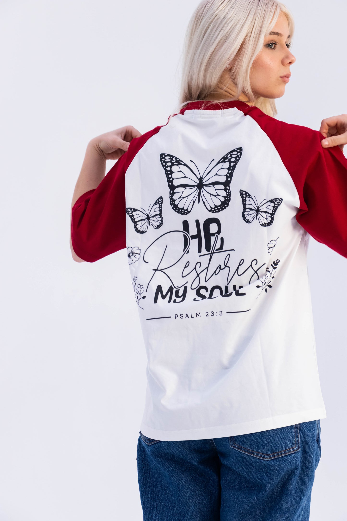 He Restores My Soul Tee – Women’s/Men's Faith-Inspired Comfort Tee