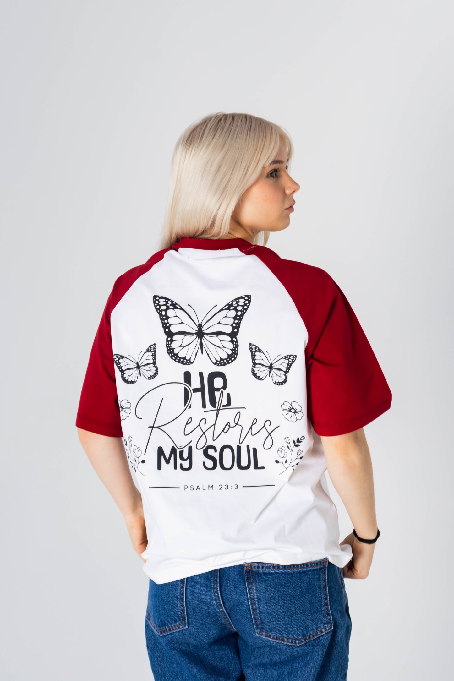 He Restores My Soul Tee – Women’s/Men's Faith-Inspired Comfort Tee