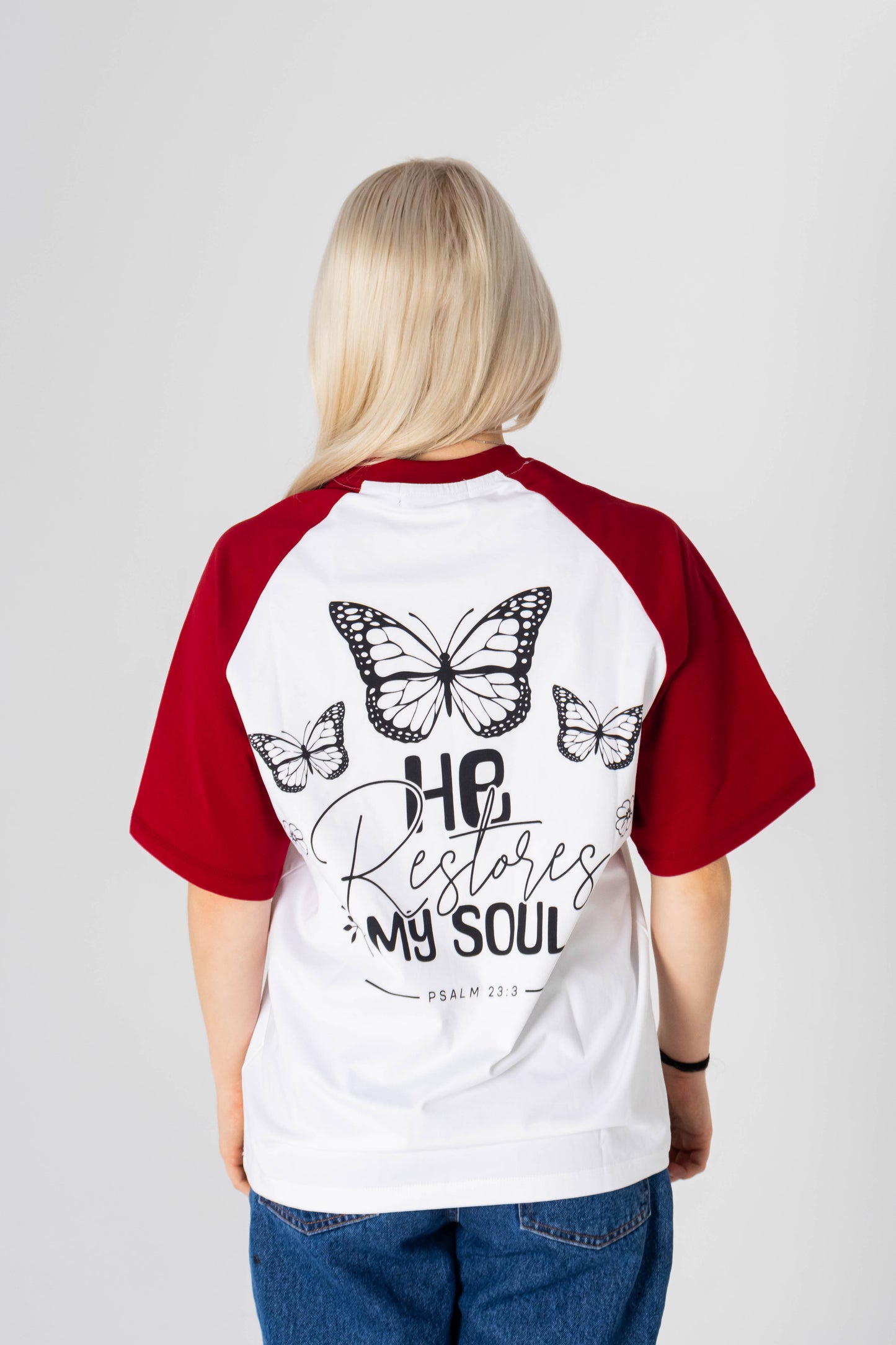 He Restores My Soul Tee – Women’s/Men's Faith-Inspired Comfort Tee