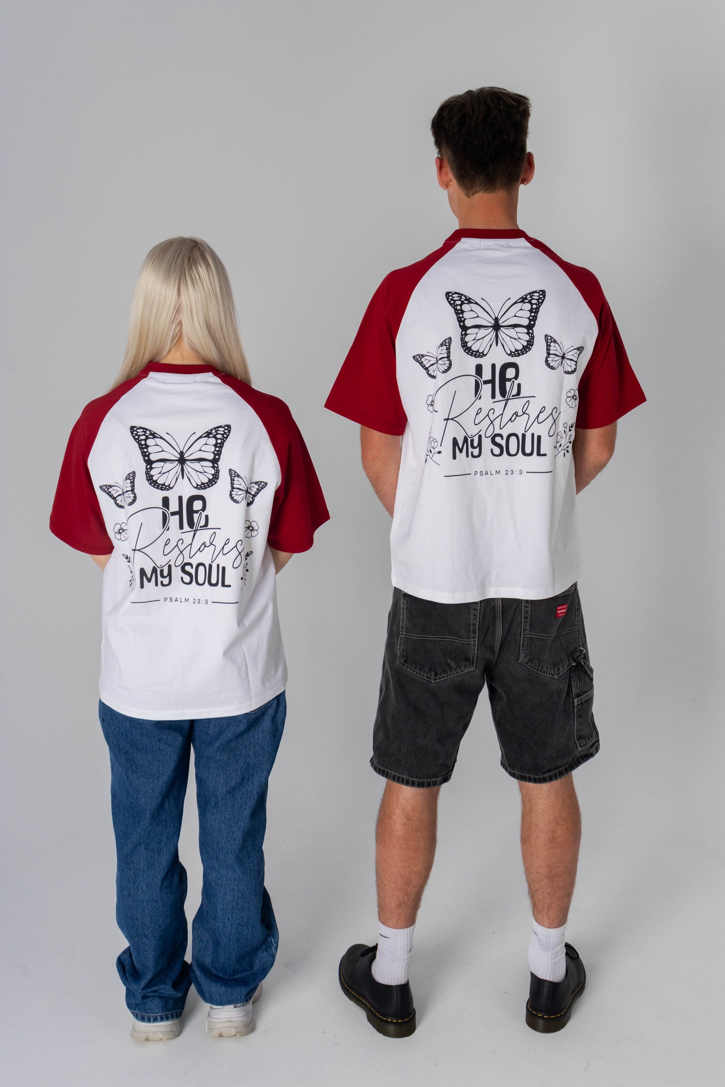 He Restores My Soul Tee – Women’s/Men's Faith-Inspired Comfort Tee