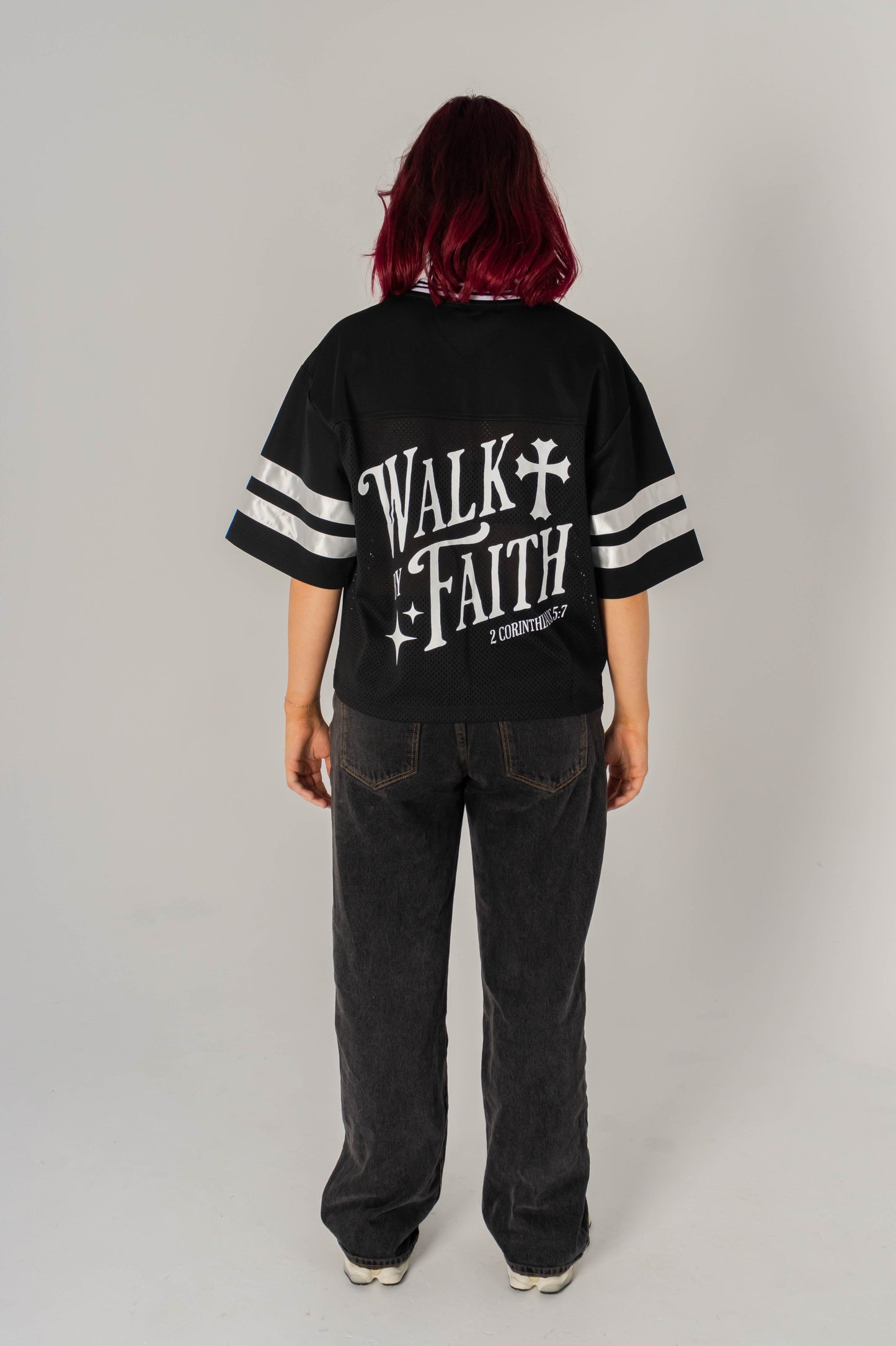 Walk by Faith Boxy Tee – Christian Streetwear Essential