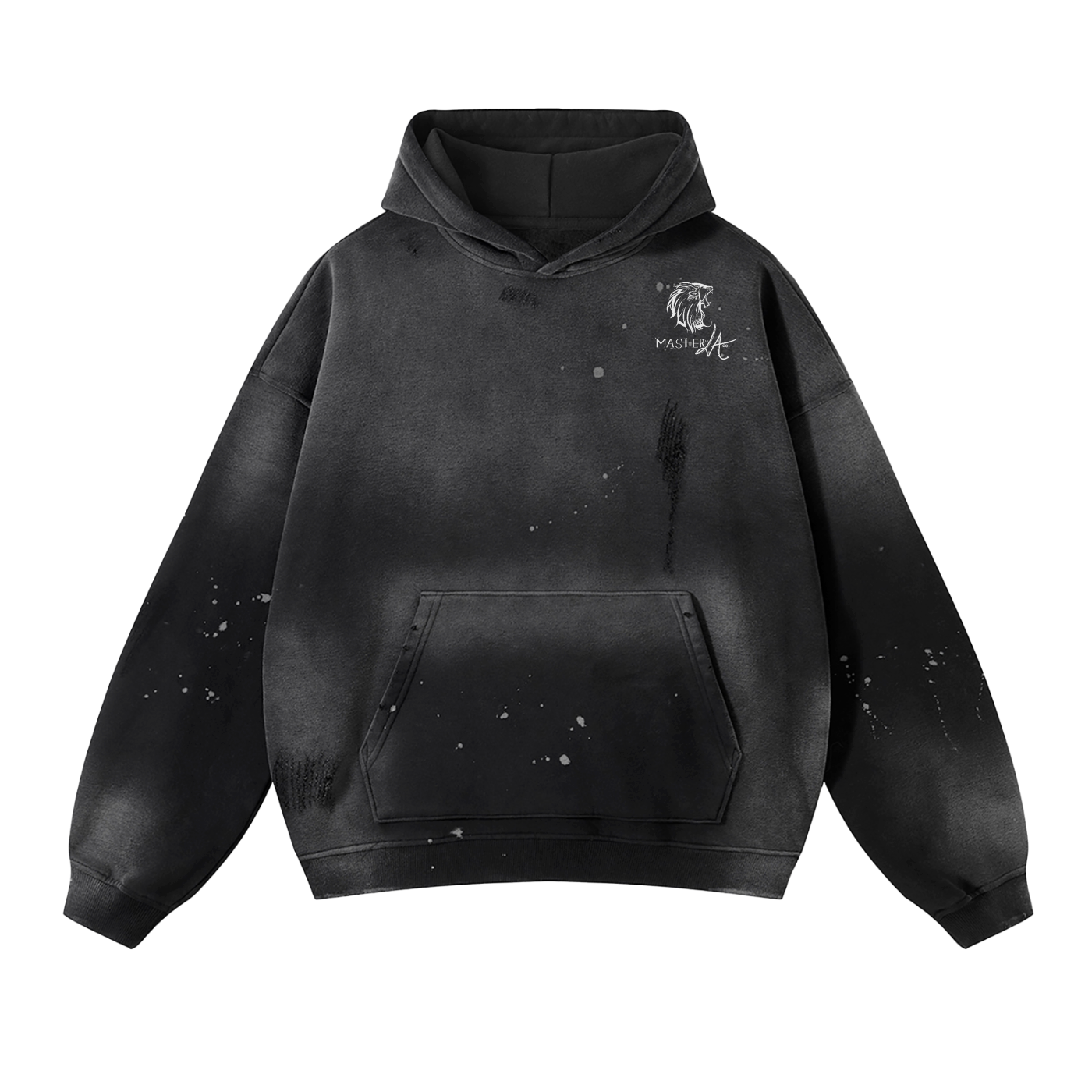Messiah Wash Frayed Fleece Hoodie - Christian Jumpers
