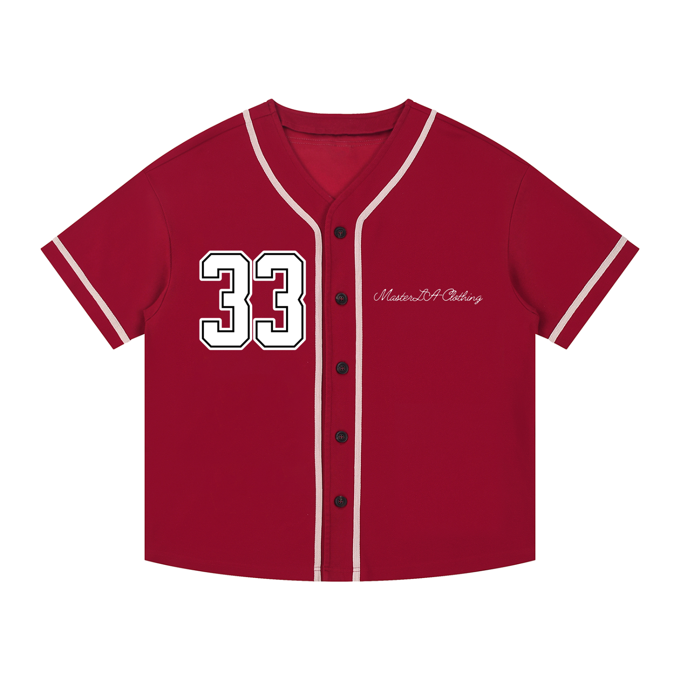 33 Trinity Jersey – Bold Christian Streetwear in Red