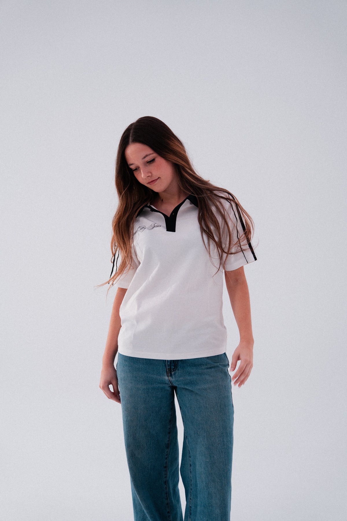 Saved By Jesus Tee Collar tee (White)