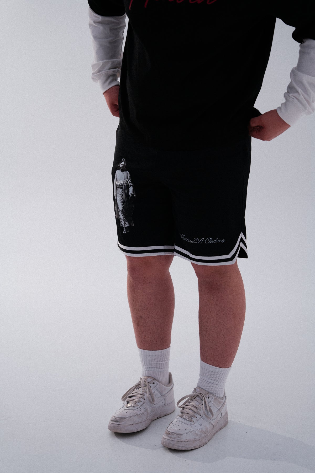 J Ball Pants — Classic Stripe Basketball Shorts