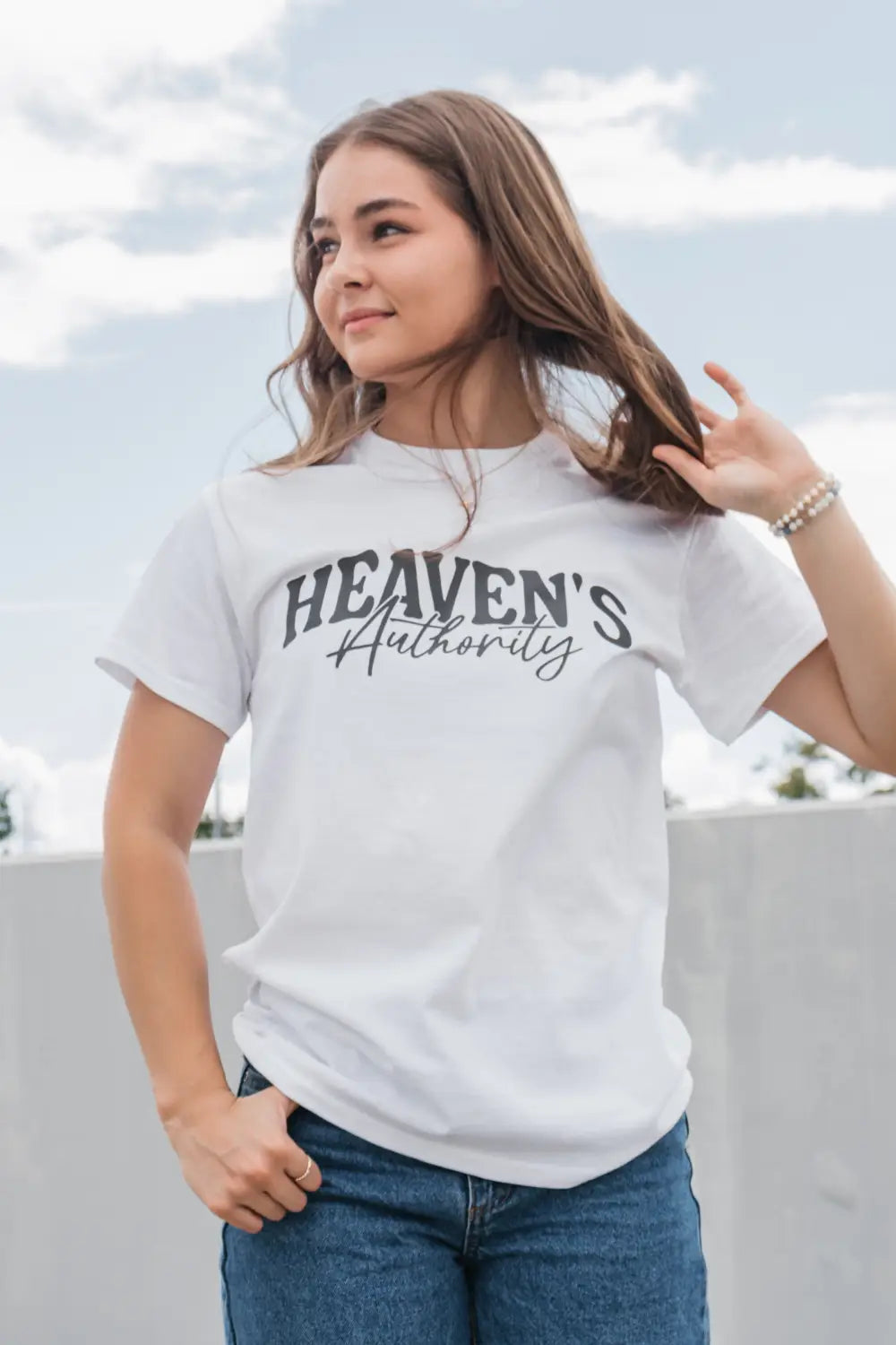 Heaven’s Authority: Manifest Your Faith with Naome & Jess Wearing Our Bold Christian Merchandise