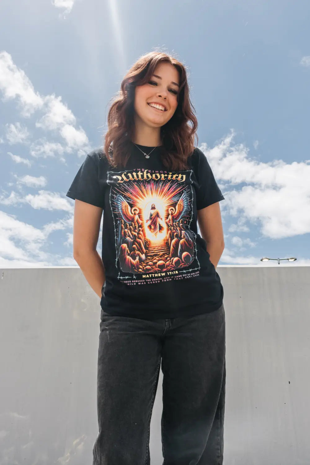 Heaven’s Authority: Manifest Your Faith with Naome & Jess Wearing Our Bold Christian Merchandise