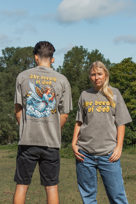 The Breath of God Oversize Snow Washed T-Shirt