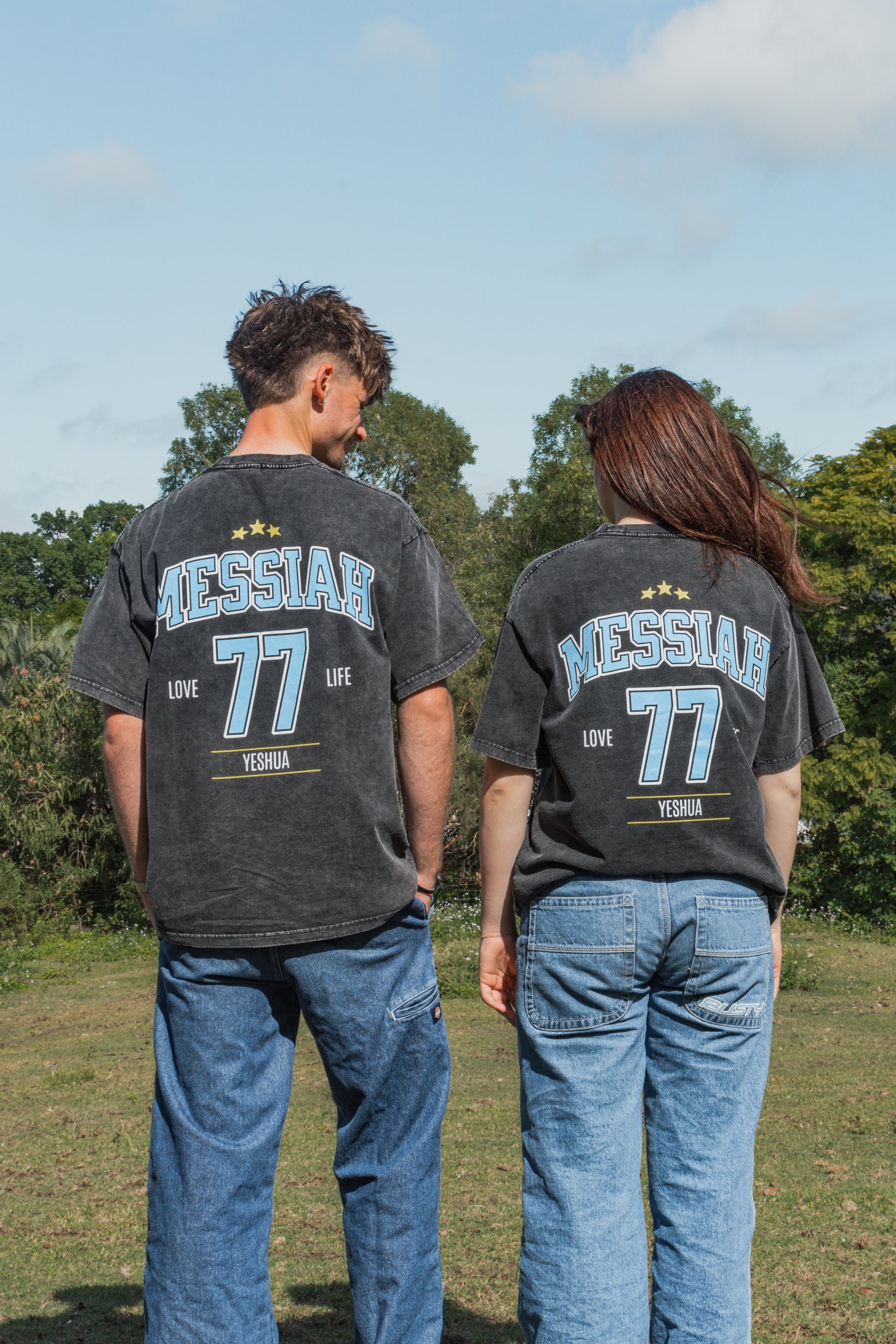 Messiah Oversize Snow Washed T-Shirt (MasterLA-Clothing) - Christian T-Shirts