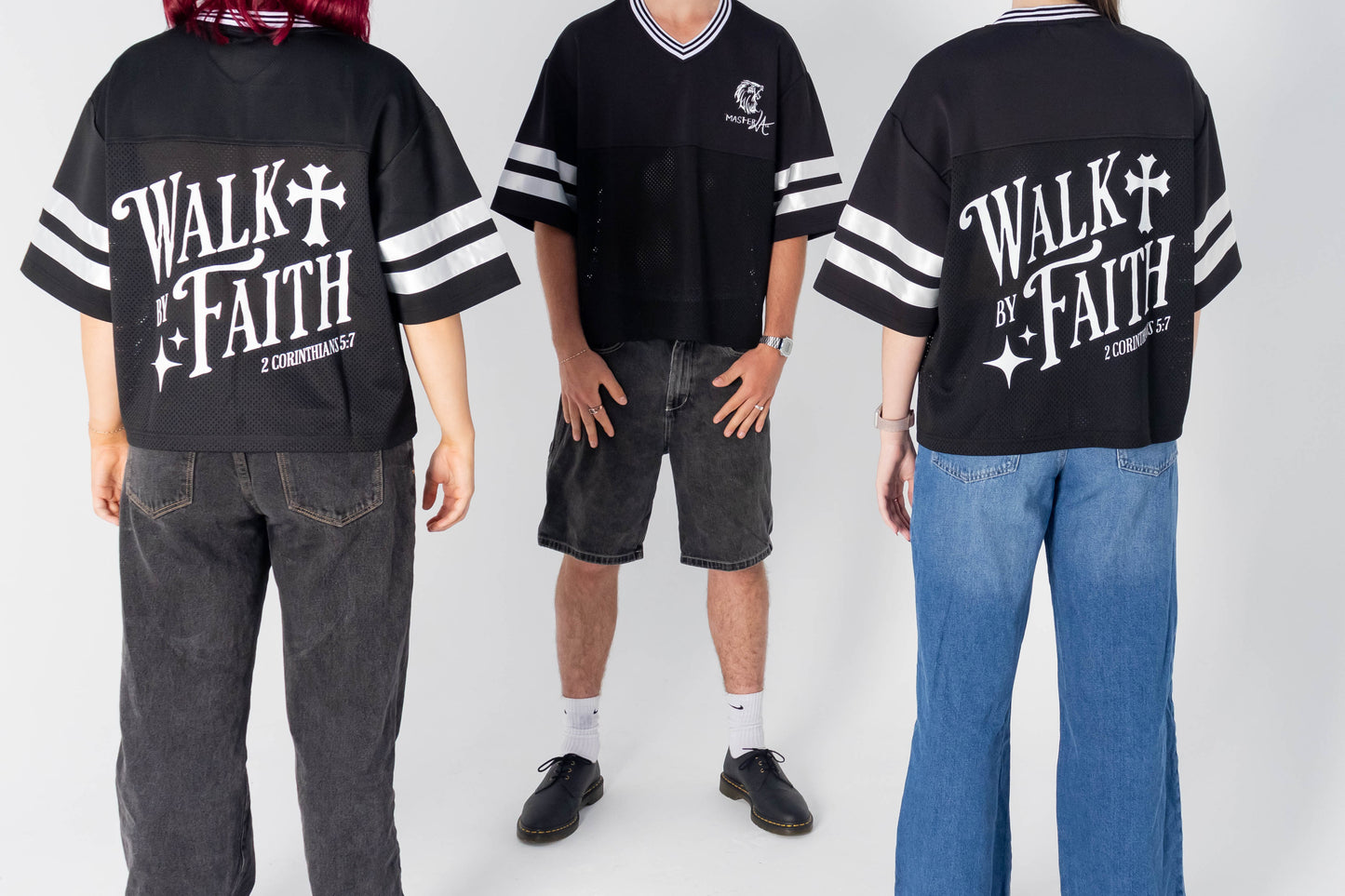 Walk by Faith Boxy Tee – Christian Streetwear Essential