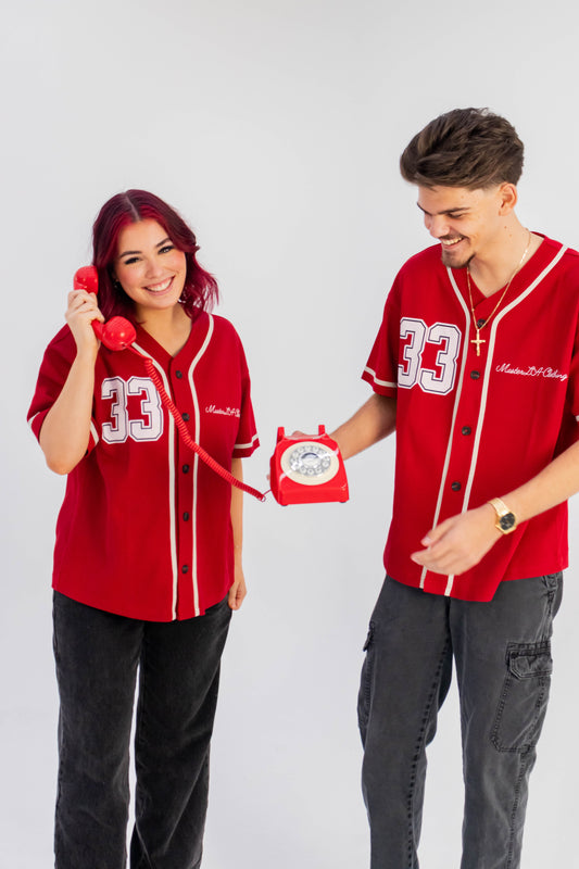 33 Trinity Jersey – Bold Christian Streetwear in Red