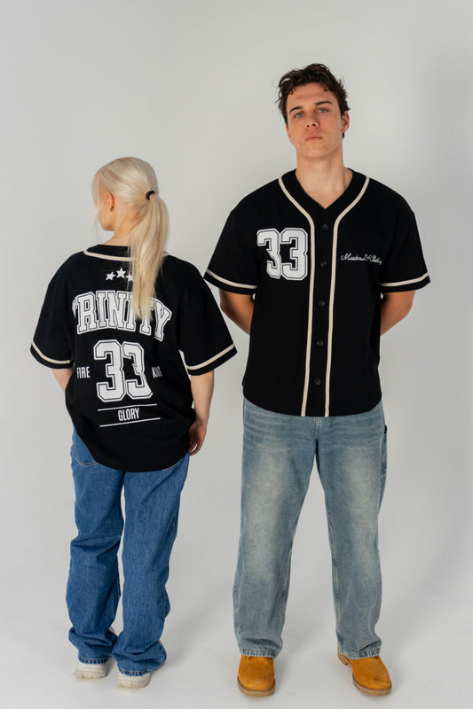 33 Trinity Jersey – Bold Christian Streetwear in Black