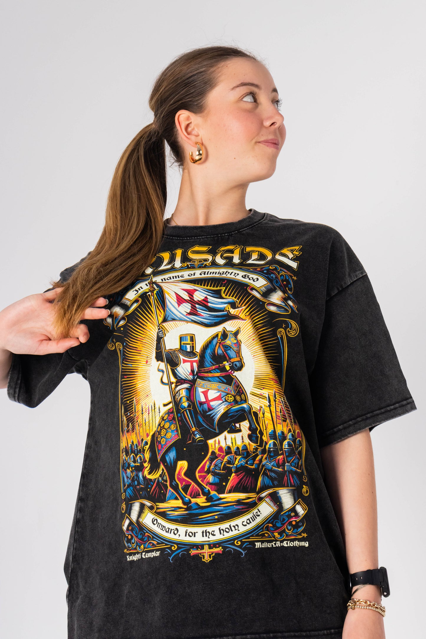 Crusade Washed Vintage Tee – Christian Heavyweight Streetwear