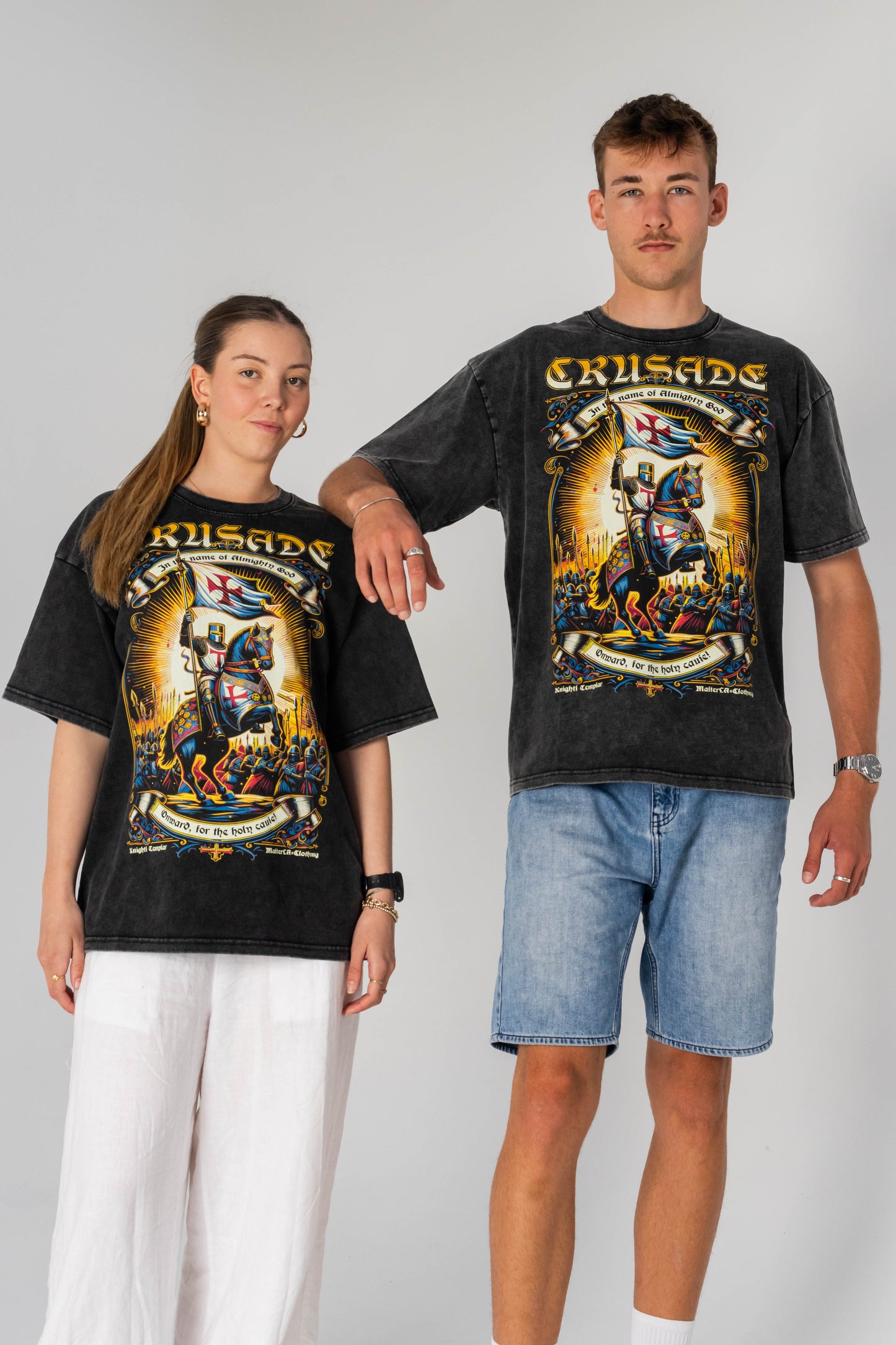 Crusade Washed Vintage Tee – Christian Heavyweight Streetwear