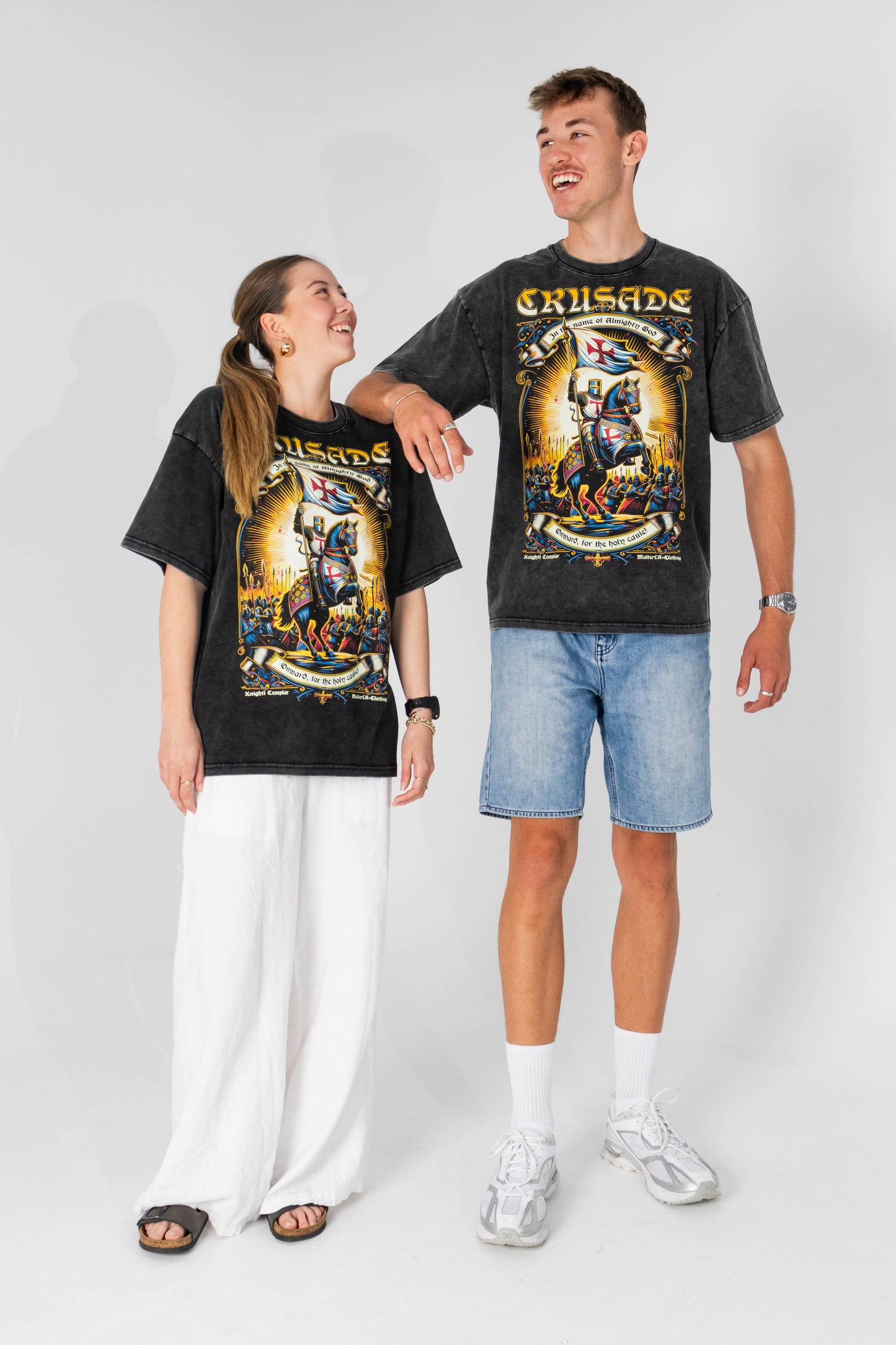Crusade Washed Vintage Tee – Christian Heavyweight Streetwear