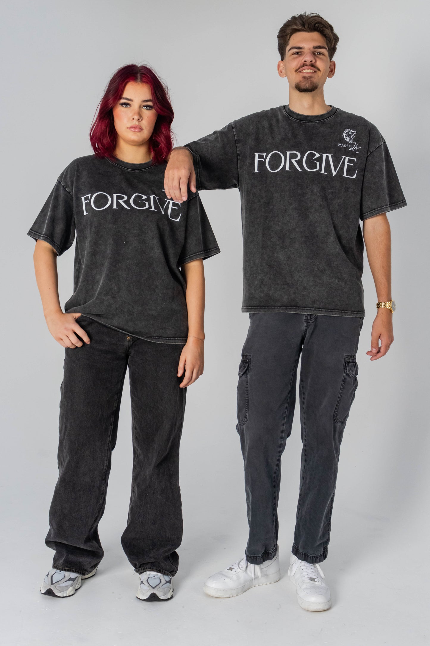 Forgive Washed Vintage Tee – Heavyweight Christian Streetwear